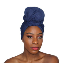 Load image into Gallery viewer, Head Wrap Soft Stretch Jersey Scarf Long Hair Turban Tie Headband HeadWrap for Women in Solid Colors by Jamgal - Jamgal